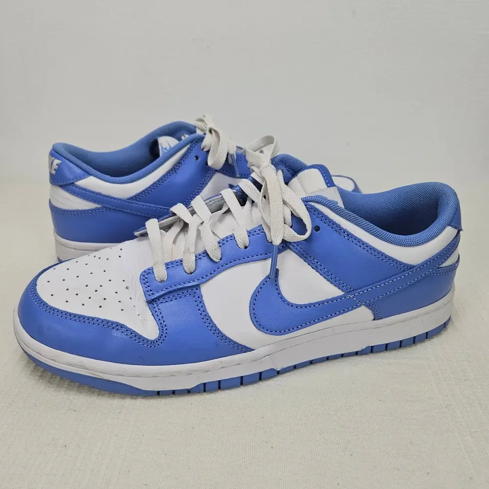 Nike Dunk Low Sneakers‎ Men's 10.5 Polar Blue White Casual Shoes